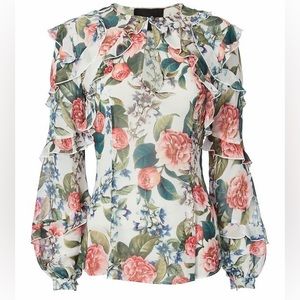 Nicholas | Belle Ruffle Blouse (S)